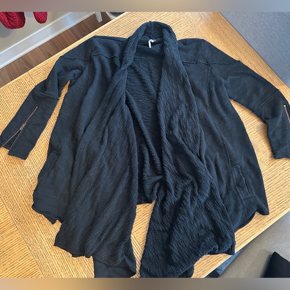 Free People Textured Cardigan Large